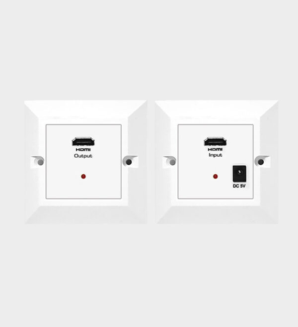Prises HDMI murales avec convertisseur HDMI / CAT5/6 intégré Real Cable WP-CAT